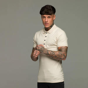 Alta calidad Premium gótico arena hombres para camisas algodón Spandex transpirable secado rápido sólido moda elegante Casual gimnasio desgaste - Product Image 3