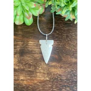 Pendentif en argent sterling fait main Navajo avec pierre de jaspe naturelle - Product Image 1