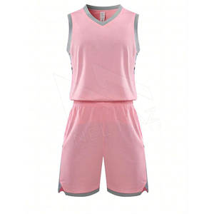 Uniforme de baloncesto juvenil recién llegado de alta calidad, último diseño de conjunto en ropa deportiva de poliéster para exteriores, certificado BSCI - Product Image 1