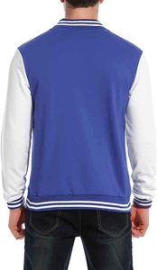 Vestes universitaires en coton unisexe avec logo personnalisé veste de baseball décontractée Letterman manteau en gros pour la saison d'hiver - Product Image 2