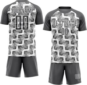ชุดฟุตบอลแบบซับลิเมชั่นสั่งทำพิเศษปี 2025 เสื้อฟุตบอลทรงเข้ารูประบายอากาศได้ดี ดีไซน์ชุดกีฬาทีม OEM ล่าสุด - Product Image 5