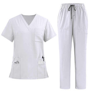 Verano Hospital Scrubs Set Tallas grandes Colorido de moda Equipado Venta al por mayor Enfermera Médico Scrubs Uniformes Conjuntos de uniformes de hospital - Product Image 5