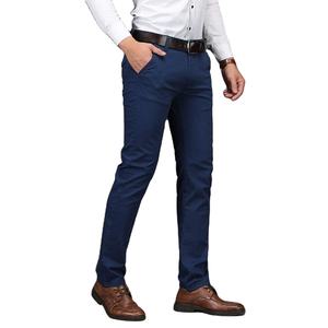 Pantalones Casuales de Lona para Hombre, Personalizados, 100% Algodón, Transpirables, Ecológicos, Antiarrugas, Antiestáticos, Antibolitas, con Cierre de Cremallera - Product Image 1