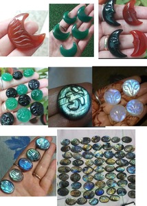 Venta superior, gemas hechas a mano con forma de corazón de amatista, gemas de amatista talladas en estrella y Luna lisas, tamaño 15 mm para Festival de verano - Product Image 4