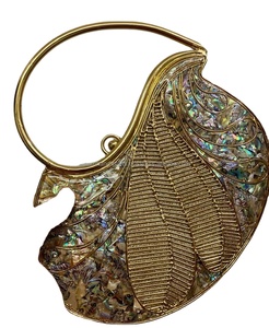 Designer de luxe artisanat femmes sac à main nacre pochette sac à main pour bijoux de mariée prix de gros - Product Image 1
