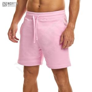 Shorts Bermuda décontractés pour hommes de qualité supérieure, best-sellers, logo personnalisé OEM, nouvelle arrivée, shorts en molleton uni, respirant - Product Image 4
