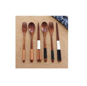 Classic <b>Wooden</b> Spoons Kitchen Decor Restaurant and Hotel Design Natural <b>Cutlery</b> With Painted Finishing Design - Product Image 1