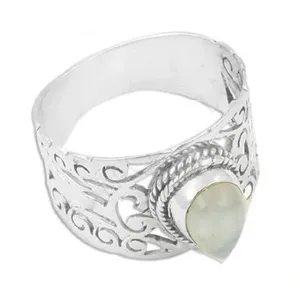 Bague en argent 925 pour femme, nacre, bijoux de mode - Product Image 2