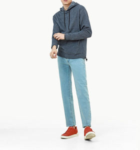 เสื้อกันหนาวมีฮู้ดสำหรับผู้ชาย, ผ้าฝ้าย100% ลายนูน3D งานปักและย้อมสีล้วนสำหรับฤดูใบไม้ร่วงและฤดูหนาว - Product Image 1