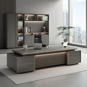 Modern Luxury L Shaped Executive <b>Office</b> Desk Modular Wooden Boss <b>Table</b> Commercial Furniture Easy Assembly <b>Office</b> Workstation - Product Image 1