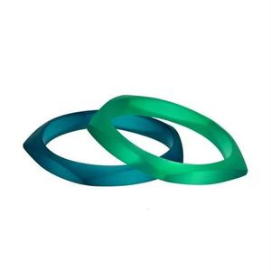 Pulsera de mano de resina elegante, nuevo diseño, brazalete de resina, brazaletes modernos de resina para mujer, colección de joyería de boda - Product Image 4