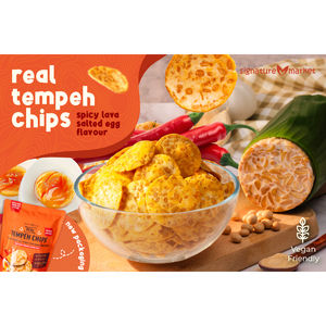 เทมเป้รสเผ็ดลาวาไข่เค็มทอดกรอบ แพ็คใหญ่ - Product Image 1