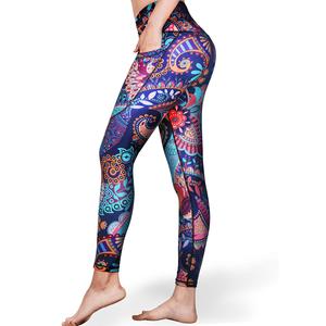 Mallas de yoga transpirables personalizadas para mujer, ropa de gimnasio, entrenamiento deportivo, mallas de sublimación - Product Image 4