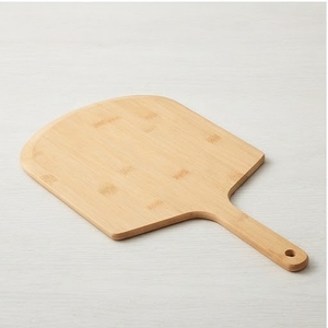 Pala para pizza de madera de pino con mango de madera sostenible, apta para lavavajillas, herramienta para pizza - Product Image 5