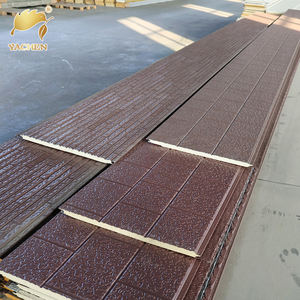 Panneaux d'<span class=keywords><strong>isolation</strong></span> de revêtement mural de décoration extérieure 383*16mm, <span class=keywords><strong>plaque</strong></span> métallique sculptée - Product Image 3