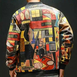 Veste à fermeture éclair intégrale pour homme, respirante, athlétique, à sublimation, pour l'entraînement, le fitness et le port quotidien - Product Image 3