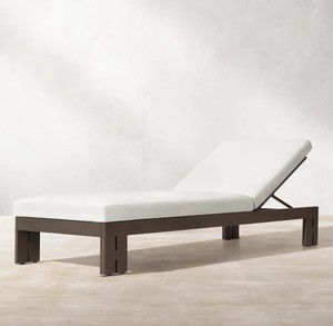 Lettino da esterno moderno in alluminio con <span class=keywords><strong>tavolino</strong></span> per piscina dell'hotel lettini da sole Chaise longue in alluminio - Product Image 4