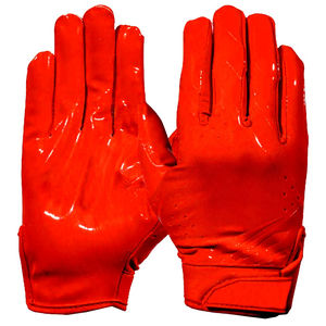 2025 Gants de football américain unisexes de haute qualité Logo personnalisé et conception Gants de football américain de sport imperméables - Product Image 4