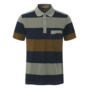 เสื้อยืดโปโล,เสื้อยืดโปโลผ้าสวมใส่สบายพิมพ์ลายนูนสำหรับผู้ชาย - Product Image 3