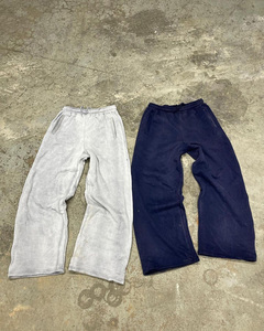 กางเกงวิ่งขาบานลำลองของผู้ชายได้รับแรงบันดาลใจจากร็อกเกอร์สไตล์วินเทจไฮสตรีทมีหลายสีผ้าคอตตอนฮิปฮอปน้ำหนักเบา - Product Image 2