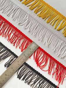 Customized Size Multi-Color Latin Dress <b>Fringe</b> Tassel Lace Trim Metallic Garment Home Textiles <b>Curtain</b> Decoration Cellphone - Product Image 6