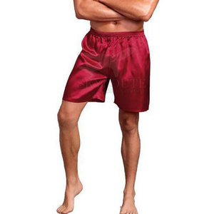 Pantalones cortos de satén de alta calidad para hombre, tela suave, cintura media, estilo informal, cierre de cintura elástica, precio al por mayor - Product Image 4