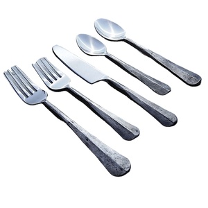 Cubiertos de Metal asequibles de lujo clásicos, cubiertos de acero recién llegados, cubiertos de espejo decorativos hechos a mano de excelente calidad - Product Image 1