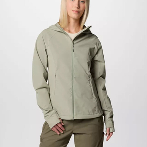 แจ็คเก็ตซาฟารีสำหรับผู้หญิงเสื้อแจ็คเก็ตมีฮู้ดผ้านิ่มแขนยาวและกันลมใหม่ล่าสุดสำหรับผู้หญิงแจ็คเก็ตวิ่งกลางแจ้ง - Product Image 1