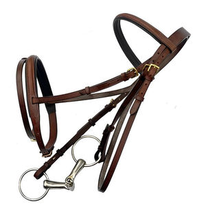 Brida de caballo inglesa ajustable y cabestros de caballo de nylon satinado suave para uso estable - Product Image 6