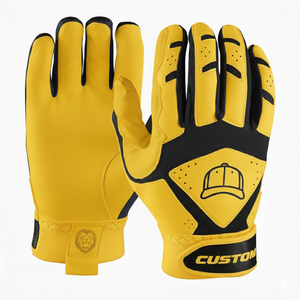 Gants de baseball en gros personnalisés, anti-vibrations, paume en peau de mouton, traction optimale, réduction optimale des chocs, souples - Product Image 2