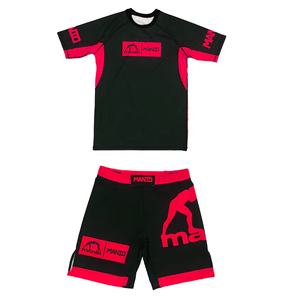 2025 vente en gros hommes MMA Spandex Polyester vêtements de sport respirant Arts martiaux porter - Product Image 4