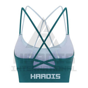 Sujetador deportivo de entrenamiento hecho a medida para mujer, Yoga, secado rápido, precio barato, Sujetador deportivo sin costuras de soporte medio a la moda - Product Image 6