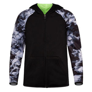 Longitud Regular Unisex Otoño de punto Anti-Encogimiento Sólido Corto Boxy 100% Algodón Terry Sudadera con capucha de gran tamaño - Product Image 5