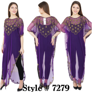 Dubai Phụ Nữ Quần Áo Trong Suốt Net Vải Bãi Biển Bìa up Đảng Mặc Poncho nhún vai Cardigan Áo Phong Cách Ăn Mặc Tay Thủ Công Làm Việc - Product Image 3