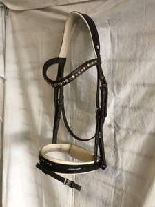 Professionnel de haute qualité en plein air équestre en cuir cheval bride personnalisation accepté en cuir cheval licou - Product Image 2