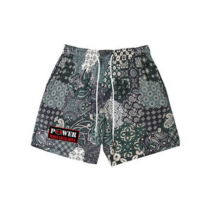 Pantalones cortos deportivos personalizados para hombre, malla ligera de poliéster, cintura media, talla XS, patrón sólido lavado, gimnasio, uso físico, hecho en Pakistán - Product Image 6