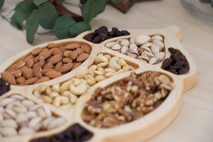 Colonne Plateau En Bois Pour Le Ramadan Parfait Pour Servir Des Fruits Secs Bonbons Dates Et Décor De Table De Fête Fabriqué À La Main De L'Inde - Product Image 4