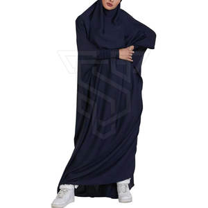 La mayoría de las tendencias de tela personalizada Abayas diseños nuevo logotipo personalizado transpirable mujeres Abayas personalizado - Product Image 1