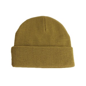100% Acrylic Knitted Winter <b>Warm</b> Plain Blank Green Custom Beanie <b>Hat</b> - Product Image 1