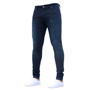 Vente en gros de pantalon denim de haute qualité, confortable, droit, imperméable, bouton OEM, taille avec logo personnalisé, meilleur look - Product Image 5
