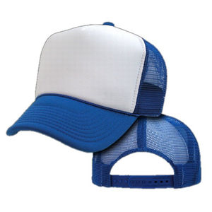 Casquette de camionneur personnalisée à six panneaux pour hommes et femmes, casquette en maille brodée au design uni, vente en gros appropriée pour la plage - Product Image 1