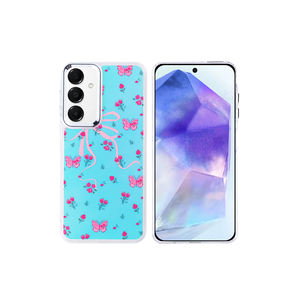 Coque en silicone motif papillon pour Samsung Galaxy A35 - Antichoc avec design airbag et protection arrière - Product Image 1