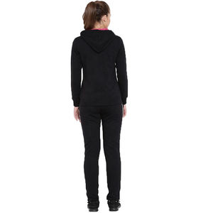 Trajes de chándal con capucha de algodón 100% para mujer, superventas, atuendo deportivo de invierno, decoración con cremallera, último estilo, precio razonable OEM ODM - Product Image 2