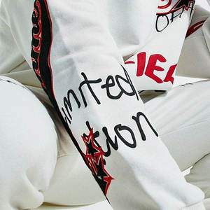 Nouveauté, ensemble de survêtement pour homme, style classique, sweat-shirt imprimé avec pantalon de jogging, couleur unie, grande taille, séchage rapide - Product Image 4