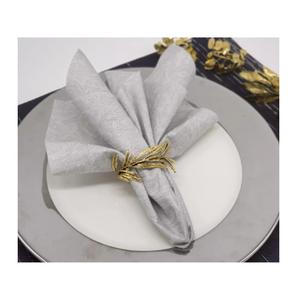 Admirable diseño vajilla servilletero creativo oro Metal servilletero anillo manguito para el hogar Hotel restaurante equipo al precio más bajo - Product Image 1