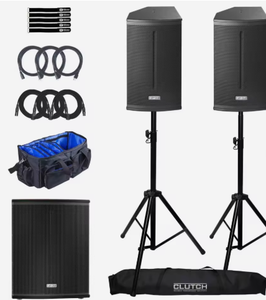Nuevo Par de Altavoces Activos VEN-TIS X-PRO 112A de 12 Pulgadas con Paquete de Subwoofer Compacto de 15 Pulgadas - Product Image 1