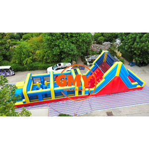 Precio de fábrica Bounce House Low Moq Carrera de obstáculos inflable Comercial Grande para niños y adultos - Product Image 4