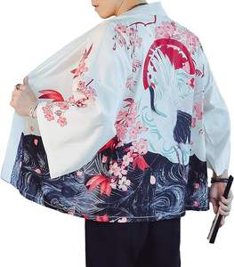 Yukata con Estampado de Dragón, Cárdigan de Moda para Hombre y Mujer, Blusa Holgada, Ropa Harajuku, Kimono de Cosplay de Película Japonesa - Product Image 6