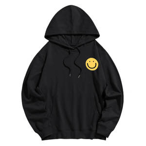 เสื้อฮู้ดดี้ผ้าฝ้ายสำหรับทุกเพศ พิมพ์ลายกราฟิก แฟชั่นสีสันสดใส ใส่ได้ทุกวัน สวมใส่สบาย สไตล์สตรีทแวร์ ลำลอง เป็นมิตรกับสิ่งแวดล้อม ทรงโอเวอร์ไซส์ ขายส่ง - Product Image 1