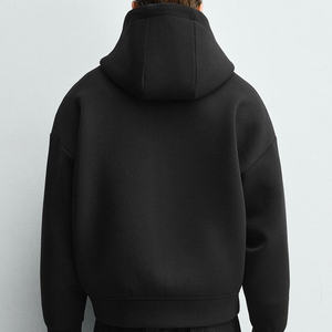 Sweat à capuche en polaire personnalisé avec logo 2026 pour homme, vêtement décontracté avec capuche, couleur unie, matière de haute qualité, manches longues - Product Image 6